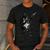 Boston Terrier Guitar Men's Casual T-Shirt Dark Grey