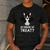 Boston Terrier Halloween Shirt Did Someone Say Treat Men's Casual T-Shirt Dark Grey