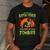 Boston Terrier Halloween Zombie American Gentleman Dog Lover Men's Casual T-Shirt Dark Grey