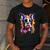 Boston Terrier Lover Pop Art Color Boston Terrier Dog For Men Women Girls Kids Men's Casual T-Shirt Dark Grey