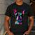 Boston Terrier Lovers Pop Art Boston Terrier Men's Casual T-Shirt Dark Grey