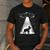 Boston Terrier Mom Dad Dog Alien UFO For Men Women Men's Casual T-Shirt Dark Grey