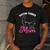 Boston Terrier Mom Men's Casual T-Shirt Dark Grey