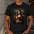 Boston Terrier Mona Lisa Painting Art Dog Mom Dad For Men Women Kids Men's Casual T-Shirt Dark Grey