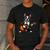 Boston Terrier Playing Guitar Boston Terrier Men's Casual T-Shirt Dark Grey