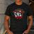 Boston Terrier Santa Claus Elf Reindeer Christmas Dog X-Mas Men's Casual T-Shirt Dark Grey