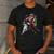 Boston Terrier Santa Claus Hat Merry Christmas Dog X-Mas Men's Casual T-Shirt Dark Grey