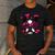 Boston Terrier Valentines Day Shirt Heart Dog Lover Men's Casual T-Shirt Dark Grey