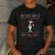 Boston Terrier Wearing Santa Hat Ugly Xmas Dog Lovers Men's Casual T-Shirt Dark Grey