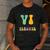 Braille Teacher Of The Visually Impaired Groovy VI Teacher Men's Casual T-Shirt Dark Grey