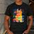 Broken Crayons Still Color Cat Teacher Men's Casual T-Shirt Dark Grey Broken Crayons Still Color Cat Teacher Men's Casual T-Shirt Dark Grey