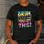 Bruh It's Test Day You Got This Funny Teacher Men's Casual T-Shirt Dark Grey