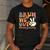 Bruh We Out Teacher Retro Last Day Of School Boys Girls Kids Men's Casual T-Shirt Dark Grey