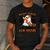 You Can't Scare Me I Teach 6th Grade Retro Teacher Halloween Men's Casual T-Shirt Dark Grey
