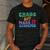 Chaos But Make It Academic Teacher Back To School Men's Casual T-Shirt Dark Grey