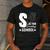 Christian Teacher S Is For Sunday School Essentials Men's Casual T-Shirt Dark Grey
