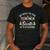 Christmas Be Nice To The Teacher Santa Is Watching Xmas Men's Casual T-Shirt Dark Grey