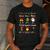 Christmas Reading Teacher Syllable Types Reading Teacher Men's Casual T-Shirt Dark Grey