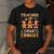 Christmas Teacher Of Smart Cookies Gingerbread Man Teaching Men's Casual T-Shirt Dark Grey