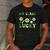 My Class Is Full Of Lucky Charms St Patricks Day Teacher Men's Casual T-Shirt Dark Grey