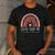 Coffee Gives Me Teacher Powers Leopard Rainbow Teacher Men's Casual T-Shirt Dark Grey Coffee Gives Me Teacher Powers Leopard Rainbow Teacher Men's Casual T-Shirt Dark Grey