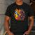 Colorful Brain Art Teacher Artist Painter Student Men's Casual T-Shirt Dark Grey Colorful Brain Art Teacher Artist Painter Student Men's Casual T-Shirt Dark Grey
