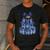 Coquette Bow Book Tree Merry Christmas Xmas Teacher Holiday Men's Casual T-Shirt Dark Grey