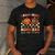 Crunching Numbers Just Like Leaves Pumpkin Fall Teacher Men's Casual T-Shirt Dark Grey