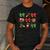 Cute Coquette Pencil Bow Christmas School Teacher Student Men's Casual T-Shirt Dark Grey