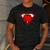 Cute Distressed Super Teacher Superhero Apple Shirt Men's Casual T-Shirt Dark Grey Cute Distressed Super Teacher Superhero Apple Shirt Men's Casual T-Shirt Dark Grey