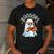 Cute Ghost Reading Book Librarian Teacher Halloween Costume Men's Casual T-Shirt Dark Grey