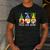 Cute Gnomes Teach Love And Inspire Back To School Teacher Men's Casual T-Shirt Dark Grey