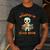 Cute Halloween Teacher Librarian Mummy Reading Books Men's Casual T-Shirt Dark Grey
