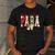 Cute Santas Favorite Para Christmas Paraprofessional Teacher Men's Casual T-Shirt Dark Grey