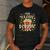 Cute Teacher Popcorn Day Men's Casual T-Shirt Dark Grey Cute Teacher Popcorn Day Men's Casual T-Shirt Dark Grey
