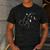 Dandelion Boston Terrier Flower Floral Bostie Tree Men's Casual T-Shirt Dark Grey