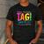Dear Parents Tag You'Re It Love Teachers Last Day Of School Men's Casual T-Shirt Dark Grey
