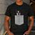 Dog In Your Pocket Boston Terrier For Men Women Girls Kids Men's Casual T-Shirt Dark Grey