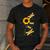 Dragonfly Sunflower Teacher Growth Mindset Choose To Shine Men's Casual T-Shirt Dark Grey