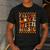 Fall In Love With Music Groovy Thanksgiving Music Teacher Men Women Girls Kids Men's Casual T-Shirt Dark Grey