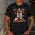 Fall In Love With Reading Halloween Stack Of Book Teacher Men's Casual T-Shirt Dark Grey