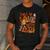 Fall In Love With Science Math Teacher Fall Thanksgiving Men's Casual T-Shirt Dark Grey