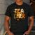 Fall Teacher Pumpkin Coquette Bow Autumn Classroom Men's Casual T-Shirt Dark Grey