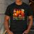 Fall Vibes Costume Teacher Thanksgiving Leopard Gnome Men's Casual T-Shirt Dark Grey