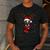 Family Matching Reindeer Xmas Boston Terrier Christmas Men's Casual T-Shirt Dark Grey