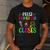 Feliz Primer Dia De Clases Kids Girl Teacher Spanish School Men's Casual T-Shirt Dark Grey