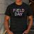 Field Day Vibes For Teacher Kids Happy Field Day 2025 Men's Casual T-Shirt Dark Grey Field Day Vibes For Teacher Kids Happy Field Day 2025 Men's Casual T-Shirt Dark Grey