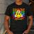 Field Trip Squad Groovy Field Day Smile Face Teacher Tie Dye Men's Casual T-Shirt Dark Grey Field Trip Squad Groovy Field Day Smile Face Teacher Tie Dye Men's Casual T-Shirt Dark Grey