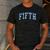 Fifth Grade Toile De Jouy Back To School Teachers Kids Men's Casual T-Shirt Dark Grey Fifth Grade Toile De Jouy Back To School Teachers Kids Men's Casual T-Shirt Dark Grey