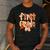 First Grade Fall Floral Coquette Bow Teachers Students Men's Casual T-Shirt Dark Grey